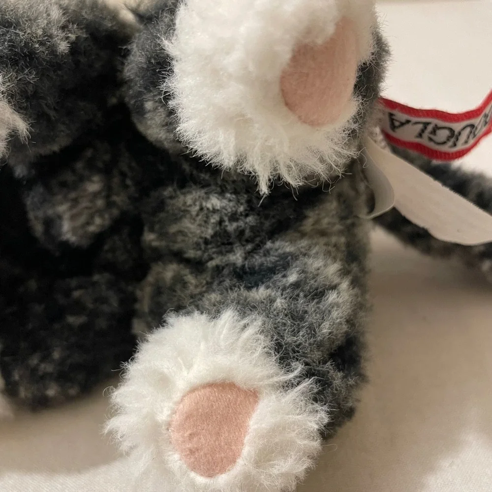 Douglas Plush Kitten Stuffed‎ Animal Gray White Kitten Toy Kids Cat